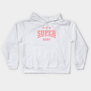 Super Baby (Pink) Kids Hoodie